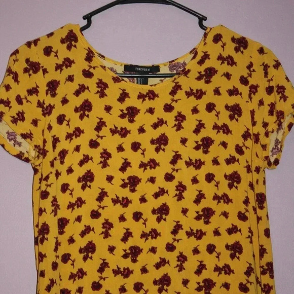 Forever 21 Floral Tunic - Picture 7 of 16